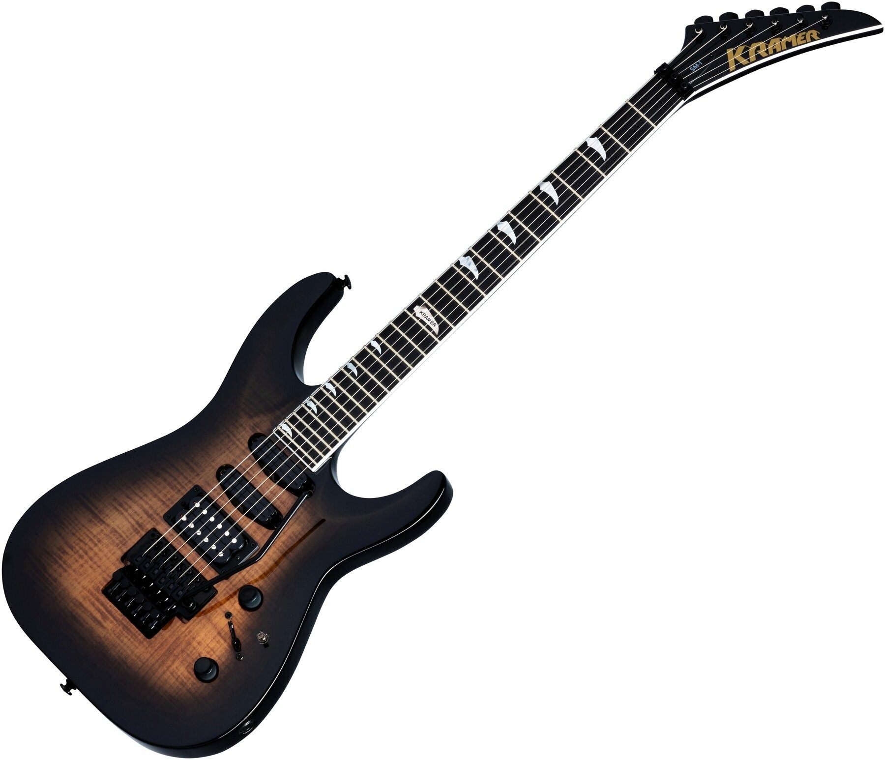 Electric guitar Kramer SM-1 Figured Black Denim Perimeter