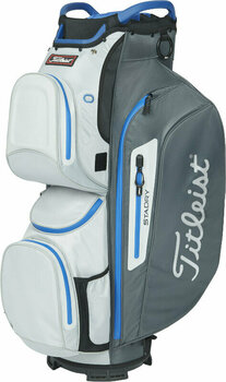 Golf Bag Titleist Cart 15 StaDry Charcoal/Grey/Royal Golf Bag - 1