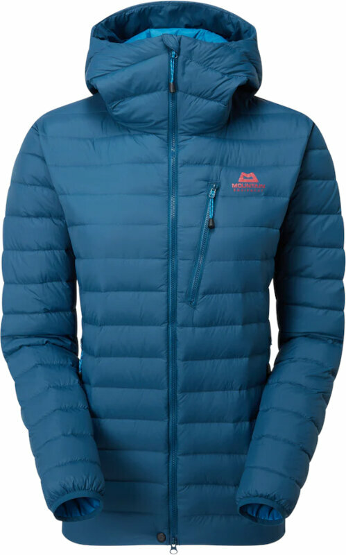 Casaco de exterior Mountain Equipment Earthrise Hooded Womens Jacket Majolica Blue 12 Casaco de exterior