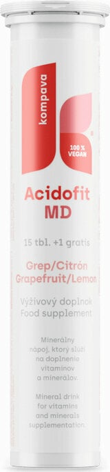 Πολυβιταμίνη Kompava AcidoFit MD Lemon-Γκρέιπφρουτ 16 Tablets Πολυβιταμίνη