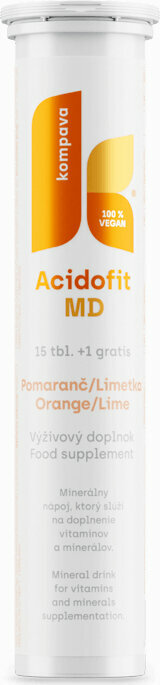 Multivitamine Kompava AcidoFit MD Portocale-Lămâie verde 16 Tablets Multivitamine