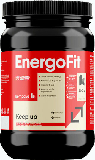 Isotonic Drink Kompava EnergoFit Black Currant 500 g Isotonic Drink