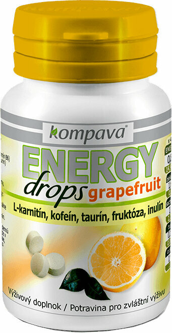 Băutura izotonica Kompava Energy Drops Grapefruit 80 Tablets Băutura izotonica