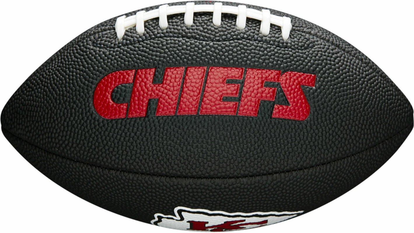 Amerikkalainen jalkapallo Wilson NFL Soft Touch Mini Football Kansas City Chiefs Black Amerikkalainen jalkapallo