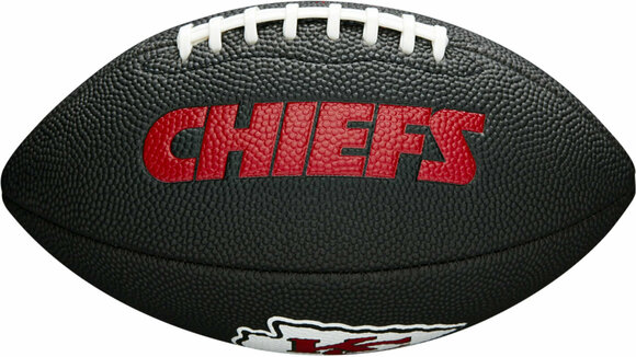 Fotbal american Wilson NFL Soft Touch Mini Football Kansas City Chiefs Black Fotbal american - 1