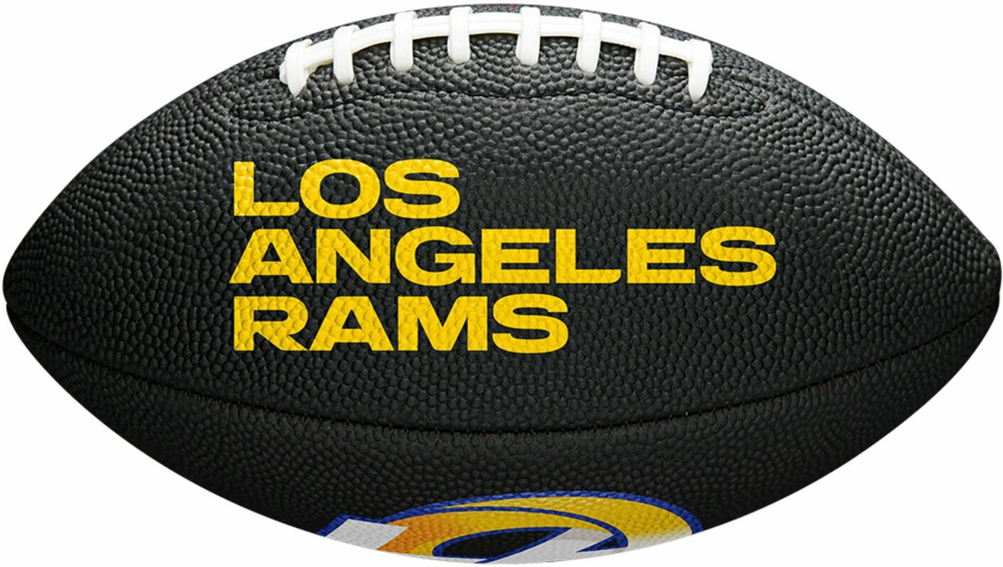 Futbol amerykański Wilson NFL Soft Touch Mini Football Los Angeles Rams Black Futbol amerykański