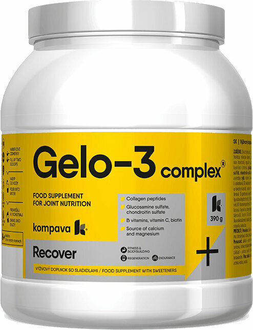 Kĺbová výživa Kompava Gelo-3 Complex Pomaranč 390 g Kĺbová výživa