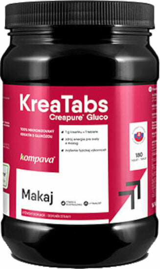 Créatine Kompava KreaTabs 180 Tablets Créatine