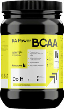 Aminokyseliny / BCAA Kompava K4 Power BCAA 4:1:1 Grapefruit/Lime 400 g Aminokyseliny / BCAA - 1