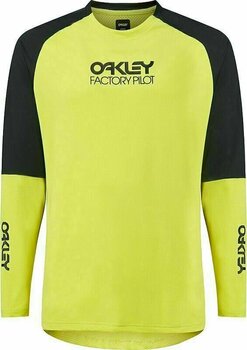 Odzież kolarska / koszulka Oakley Factory Pilot MTB LS Jersey II Koszulka Black/Sulphur L - 1