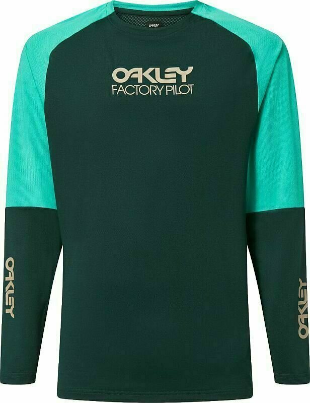Cyklo-Dres Oakley Factory Pilot MTB LS Jersey II Dres Hunter Green M