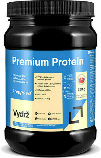 Protein fra oksekød Kompava Premium Protein Chocolate 360 g Protein fra oksekød