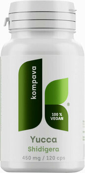 Antioxidantes y extractos naturales Kompava Yucca Shidigera Sin sabor 120 Capsules Antioxidantes y extractos naturales - 1