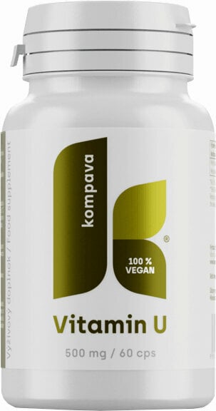 Antioxidánsok és természetes kivonatok Kompava Vitamin U 60 Capsules Antioxidánsok és természetes kivonatok