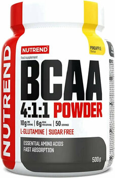 Aminohappo / BCAA NUTREND BCAA 4:1:1 Powder Pineapple 500 g Aminohappo / BCAA - 1