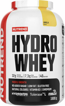 Proteinisolat NUTREND Hydro Whey Vanilla 1600 g Proteinisolat - 1