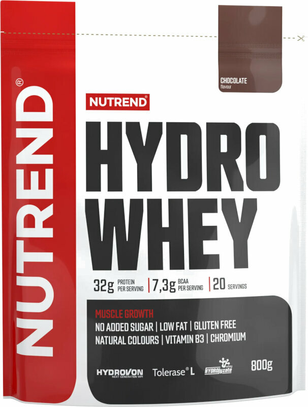 Proteiini-isolaatti NUTREND Hydro Whey Chocolate 800 g Proteiini-isolaatti