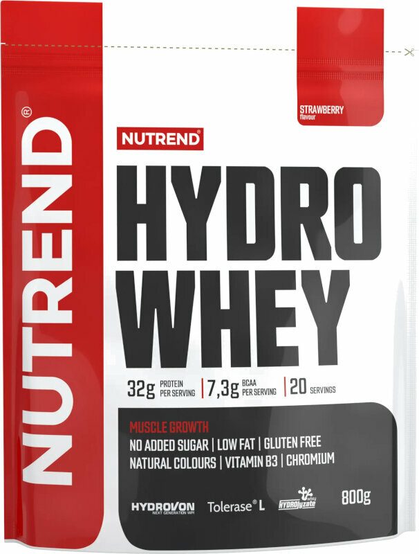 Protein Isolate NUTREND Hydro Whey Strawberry 800 g Protein Isolate