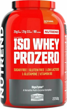 Protein Isolate NUTREND Iso Whey Prozero Salted Caramel 2250 g Protein Isolate - 1