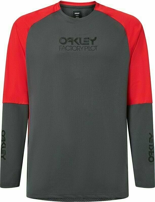 Tricou ciclism Oakley Factory Pilot MTB LS Jersey II Jersey Uniform Gray M