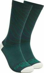 Fahrradsocken Oakley Factory Pilot MTB Crew Sock Hunter Green S Fahrradsocken