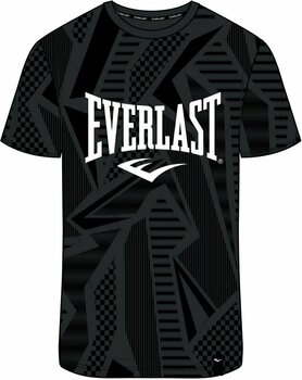 Fitness shirt Everlast Randall Mens T-Shirt All Over Black XL Fitness shirt - 1