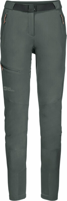 Spodnie outdoorowe Jack Wolfskin Ziegspitz Pants W Slate Green M Spodnie outdoorowe