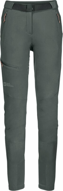 Spodnie outdoorowe Jack Wolfskin Ziegspitz Pants W Slate Green M/L Spodnie outdoorowe