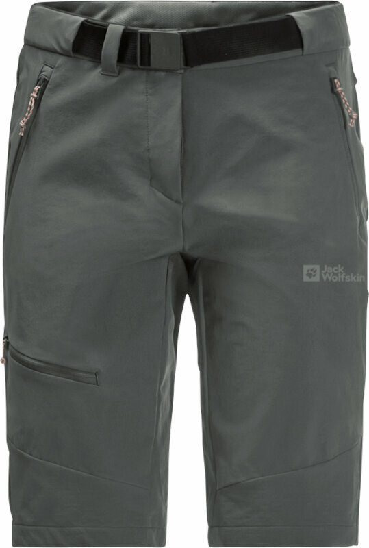 Pantalones cortos para exteriores Jack Wolfskin Ziegspitz Shorts W Slate Green S Pantalones cortos para exteriores