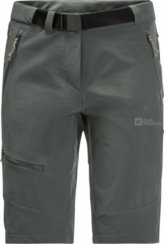 Kratke hlače na prostem Jack Wolfskin Ziegspitz Shorts W Slate Green S-M Kratke hlače na prostem