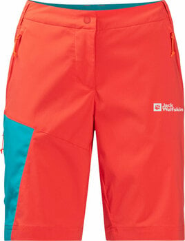 Outdoorshorts Jack Wolfskin Glastal Shorts W Tango Orange S-M Outdoorshorts - 1