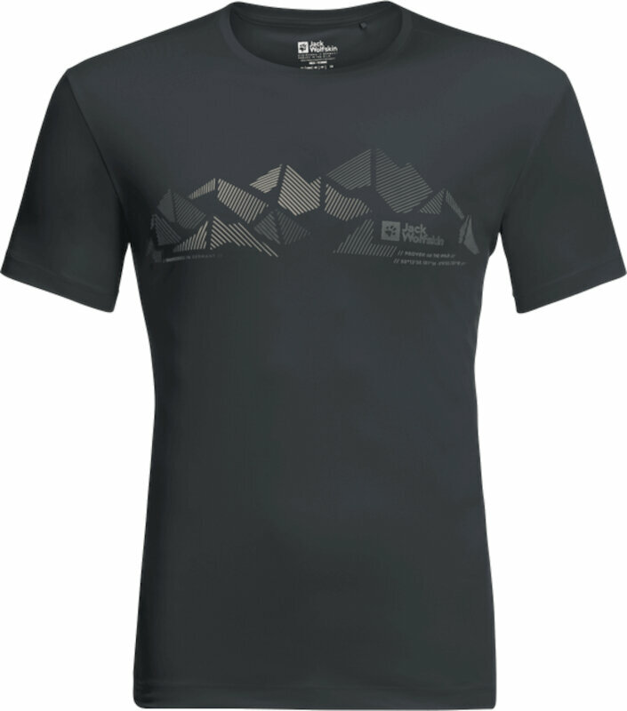 Outdoor T-Shirt Jack Wolfskin Peak Graphic T M Phantom L T-Shirt