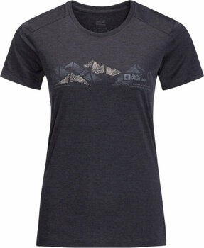 Outdoor T-Shirt Jack Wolfskin Crosstrail Graphic T W Graphite XS Outdoor T-Shirt - 1