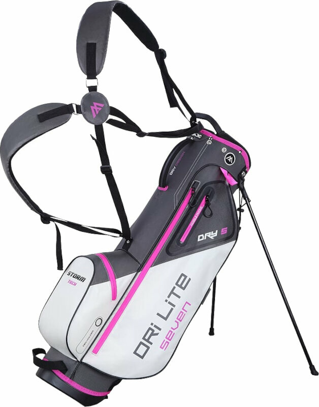 Golf Bag Big Max Dri Lite Seven G Charcoal/Fuchsia/White Golf Bag
