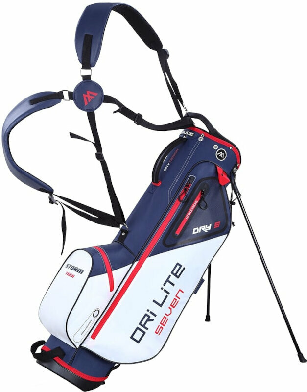 Golf Bag Big Max Dri Lite Seven G White/Navy/Red Golf Bag
