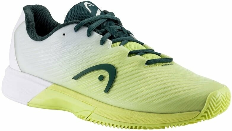 Pánské tenisové boty Head Revolt Pro 4.0 Clay Men Light Green/White 42,5 Pánské tenisové boty