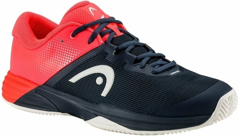Męskie buty tenisowe Head Revolt Evo 2.0 Clay Men Blueberry/Fiery Coral 40,5 Męskie buty tenisowe