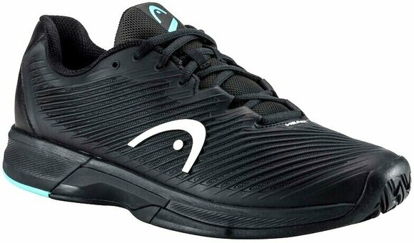Men´s Tennis Shoes Head Revolt Pro 4.0 Men Black/Teal 44,5 Men´s Tennis Shoes - 1