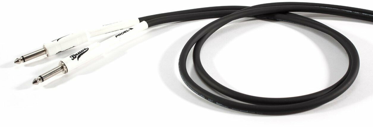 Câble pour instrument PROEL BRV100LU10BK Blanc 10 m Droit - Droit