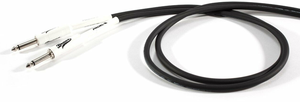 Instrument Cable PROEL BRV100LU3BK White 3 m Straight - Straight