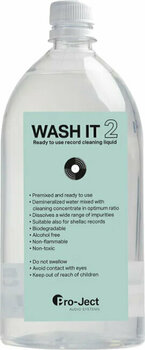 Agents de nettoyage pour disques LP Pro-Ject Wash It 2 Solution de nettoyage 1000 ml - 1