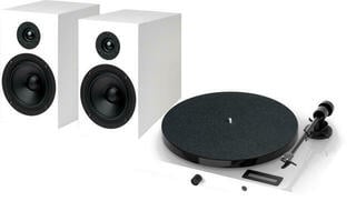 Gramofon komplet Pro-Ject Juke Box E1 + Speaker Box 5E OM5e High Gloss White Gramofon komplet