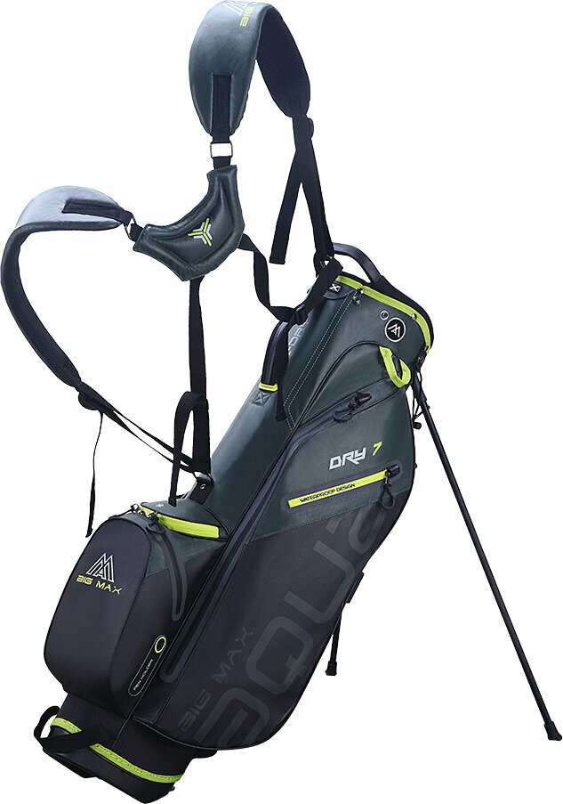 Чантa за голф Big Max Aqua Seven G Forest Green/Black/Lime Чантa за голф