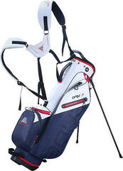Stand bag Big Max Aqua Seven G Stand bag White/Navy/Red