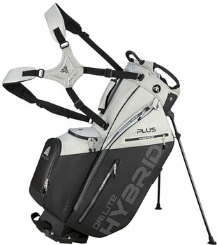 Torba golfowa stojąca Big Max Dri Lite Hybrid Plus Torba golfowa stojąca Grey/Black - 1