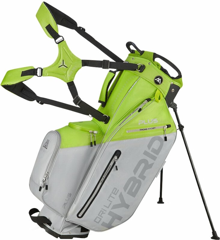 Golfbag Big Max Dri Lite Hybrid Plus Lime/Silver Golfbag