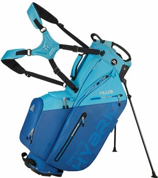 Golf Bag Big Max Dri Lite Hybrid Plus Royal/Sky Blue Golf Bag - 1