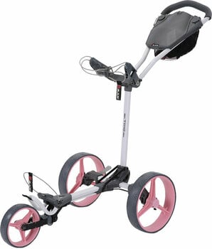 Wózek golfowy ręczny Big Max Blade Trio White/Pink Wózek golfowy ręczny - 1