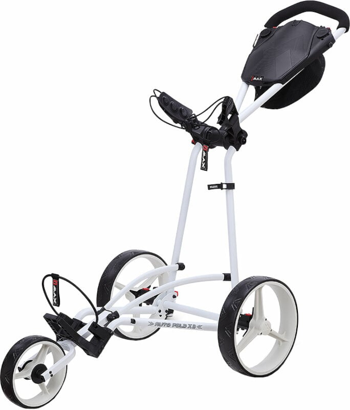 Ръчна количка за голф Big Max Autofold X2 White Ръчна количка за голф