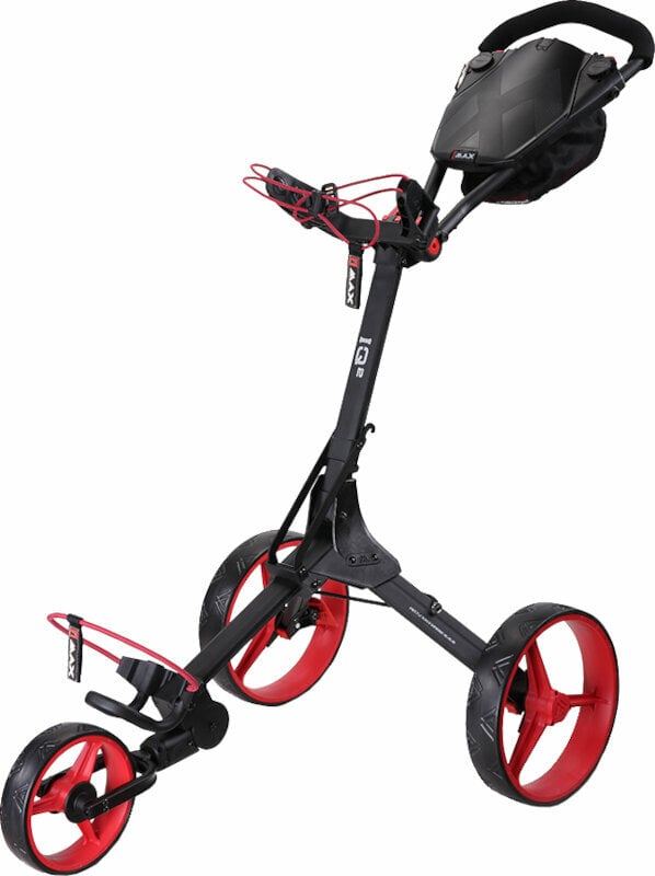 Ръчна количка за голф Big Max IQ² Phantom Black/Red Ръчна количка за голф